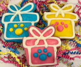 DELCO DOG CO. Mini Colorful Present Bakery Dog Treat