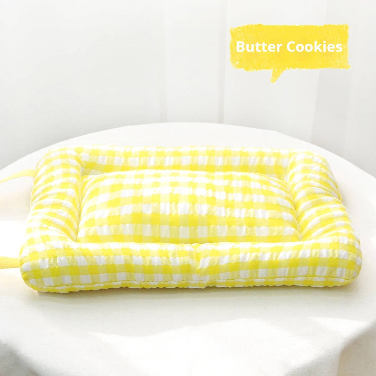 PAWPAW Plaid Pillow Pet Bed Mat