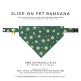 Made By Cleo - "Juniper" - Snowflake Holiday Bandana for Cats + Small Dogs