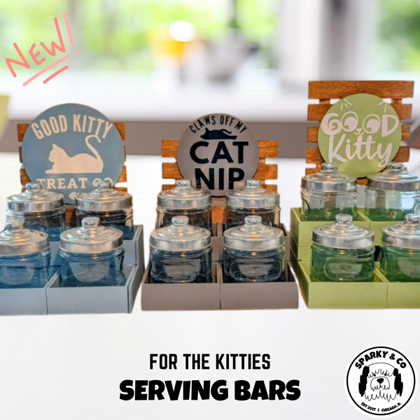 Sparky & Co Mini Jar Pet Treat Serving Station