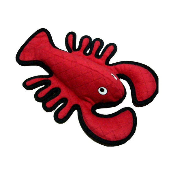 VIP Tuffy's Sea Creatures Lobster Squeaky Plush Dog Toy