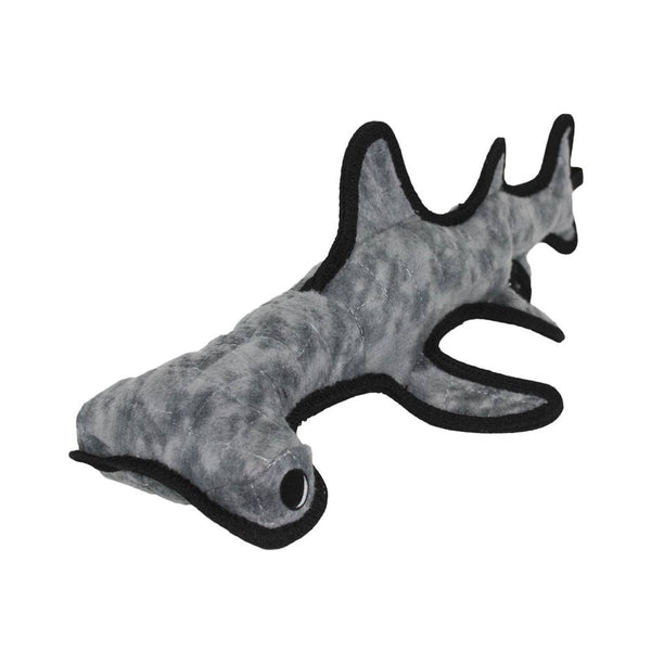 VIP Tuffy's Sea Creatures Hammerhead Shark Squeaky Plush Dog Toy