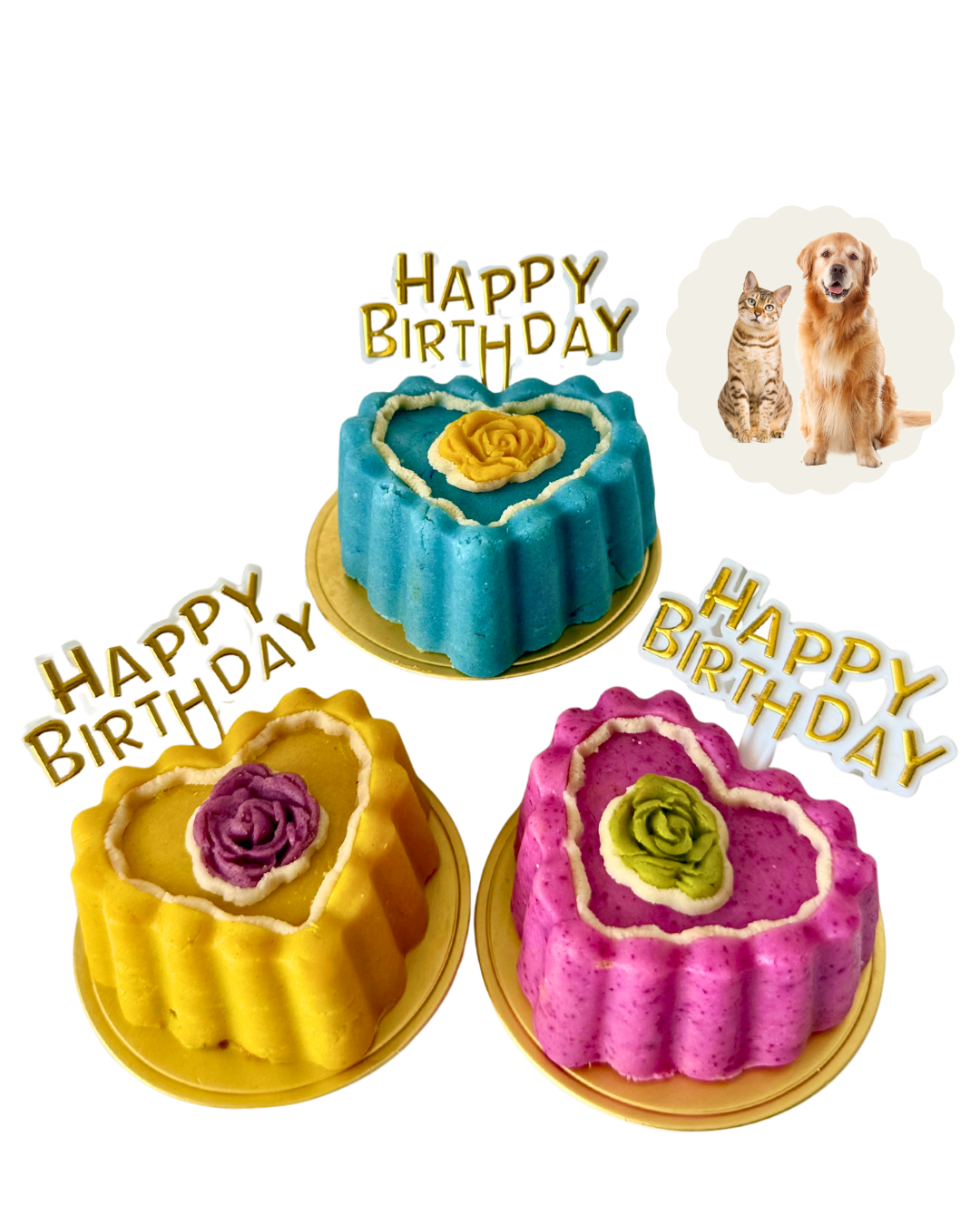 Pearl and Paw Meaty Birthday Cake For Cats & Dogs Treat (Shelf-Stable)