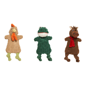 HuggleHounds Flatties Pasture Pals Dog Toy