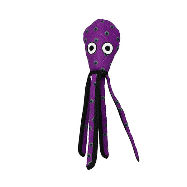 VIP Tuffy's Ocean Creatures Squid Squeaky Plush Dog Toy