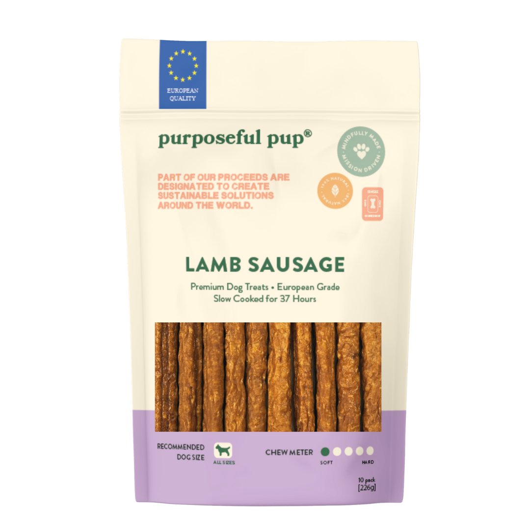 Purposeful Pup Lamb Sausage 10pk Dog Treat