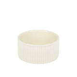 Park Life Designs JARDIN Ribbed Pet Bowl Collection with Modern Matte Exterior