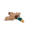 HuggleHounds Rope X-Brace Duck Dog Toy