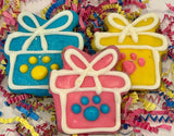 DELCO DOG CO. Mini Colorful Present Bakery Dog Treat
