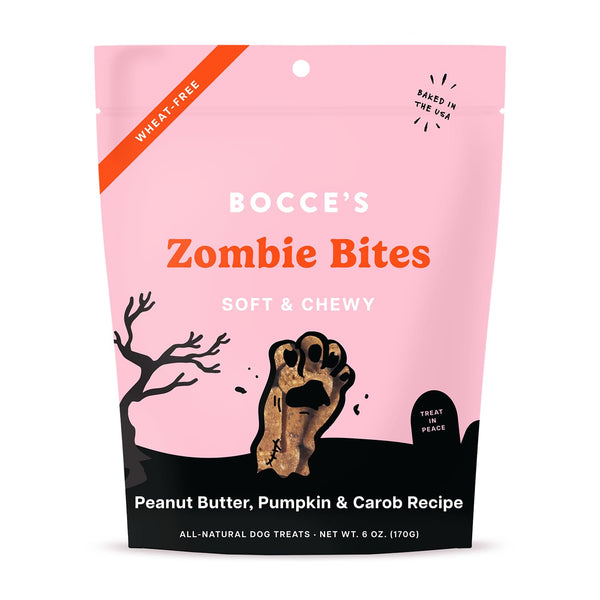 Bocce's Bakery Seasonal Zombie Bites Soft & Chewy 6oz Dog Treats