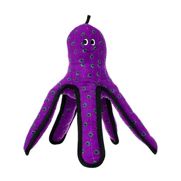 VIP Tuffy's Ocean Creatures Purple Pete Plush Dog Toy