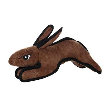 VIP Tuffy Barnyard Brown Rabbit Dog Toy