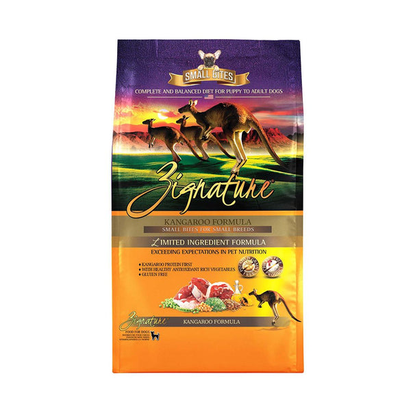 Zignature Small Bites Kangaroo Dry Dog Food