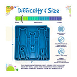 SodaPup Enrichment Tray Waiting Design Blue Slow Feeder for Dogs