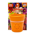 SodaPup Rubber Flower Pot Treat Dispenser & Enrichment Feeder for Dogs