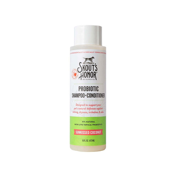 Skout's Honor Probiotic Shampoo + Conditioner Sunkissed Coconut 16oz