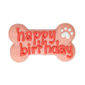 Bosco & Roxy's Happy Birthday Bone Pink Bakery Dog Treat