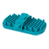 Messy Mutts Silicone Dual Sided Grooming Brush with Hand Strap
