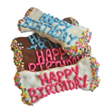 DELCO DOG CO. Yogurt And Carob Confetti 6" Dog Bones
