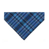 Made By Cleo - "Echo Peak" - Blue Plaid Bandana for Cats + Small Dogs
