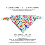 Made By Cleo - "Morning Song" - Blue Floral Bandana for Cats + Small Dogs