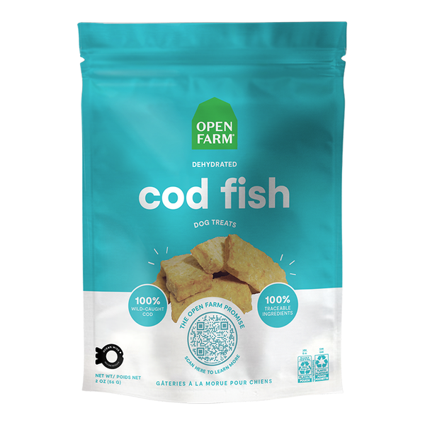 Open Farm Dehydrated Cod Fish Treats 2oz