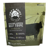 Oma's Pride Raw Frozen Ground Green Beef Tripe 3lb