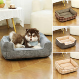 PAWPAW Thickened & Raised Non-Slip Pet Bed