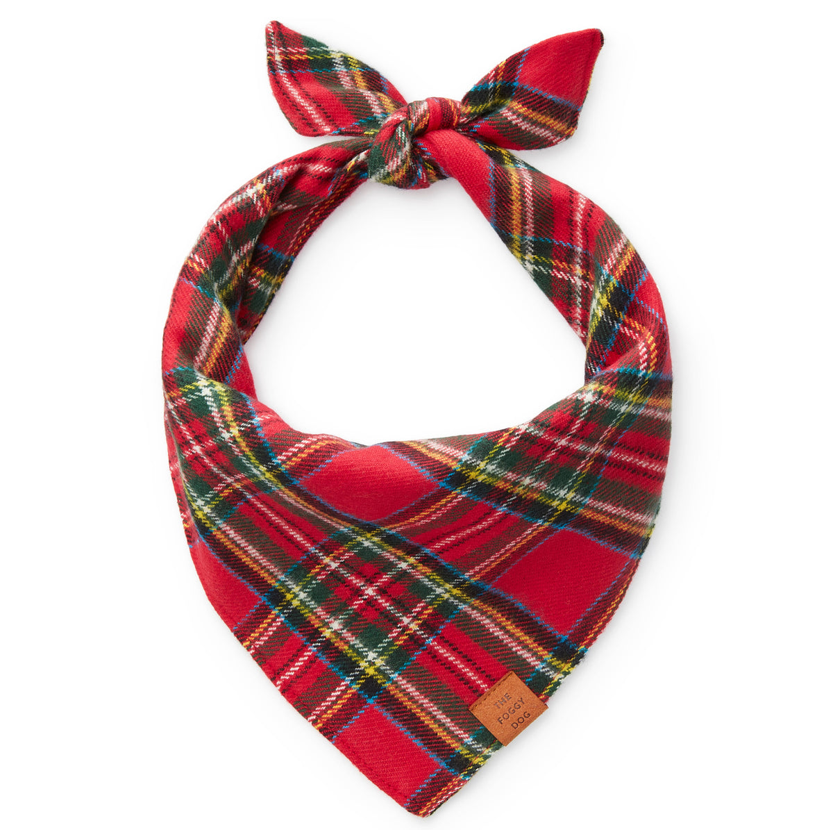 The Foggy Dog - Tartan Plaid Flannel Holiday Dog Bandana