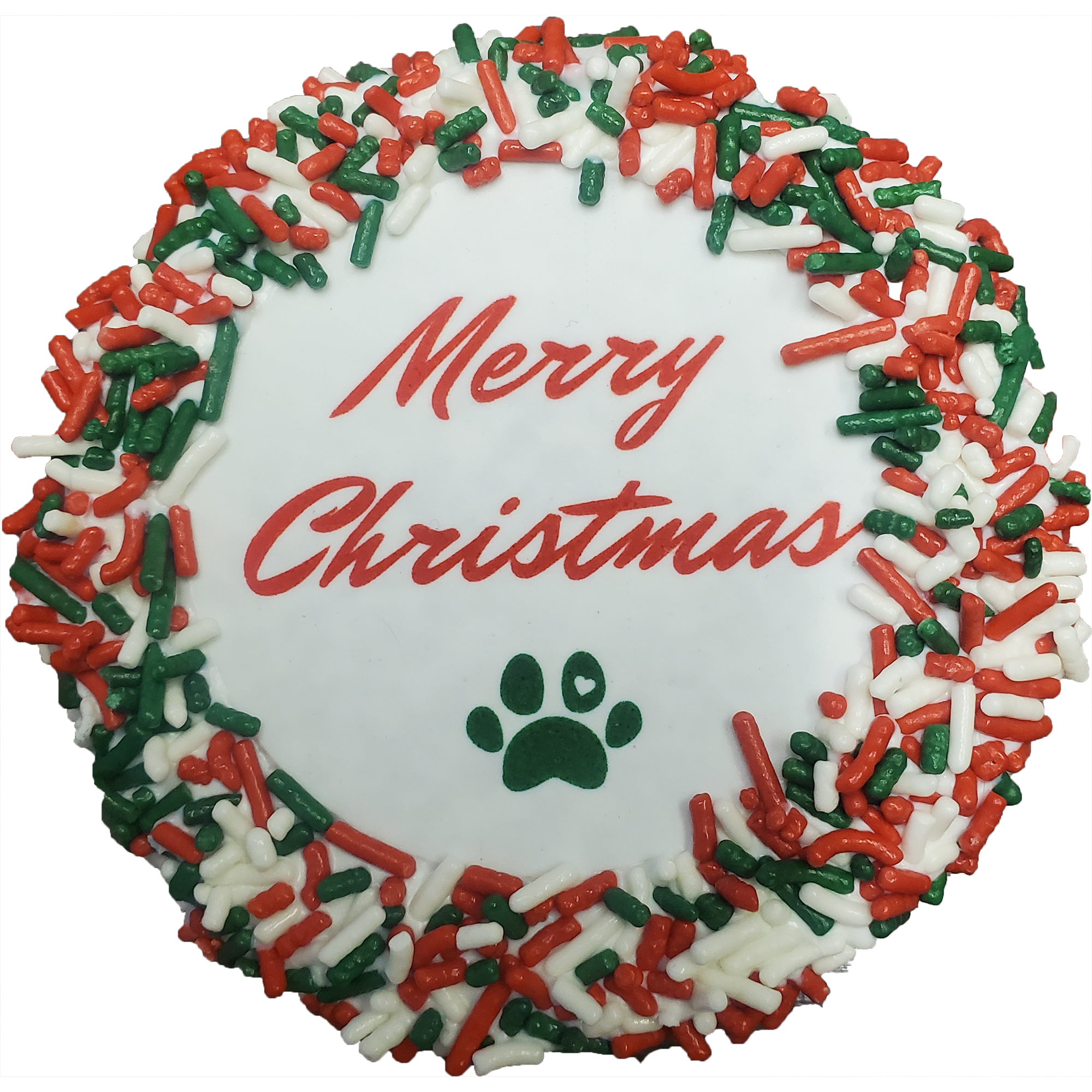 K9 Granola Factory Merry Christmas Cake Dog Treat