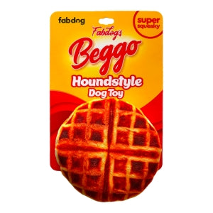 fabdog Beggo Waffle Plush Dog Toy