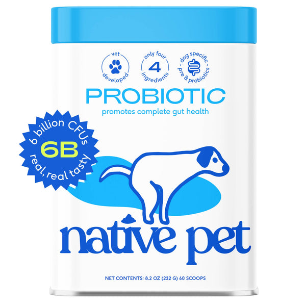 Native Pet Probiotic & Prebiotic Powder Vet-Formulated Supplement