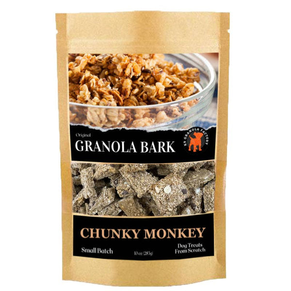 K9 Granola Factory Granola BARK Chunky Monkey 10oz Dog Treats