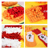 Cheerhunting Snuffy Fast Food Snuffle Mat for Dogs Interactive Puzzle Toy