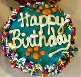 DELCO DOG CO. Colorful Happy Birthday Sprinkle Doggie Cakes Bakery Dog Treat