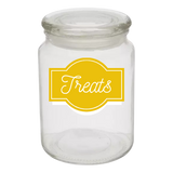 Sparky & Co Flat Lid Glass Treat Jar