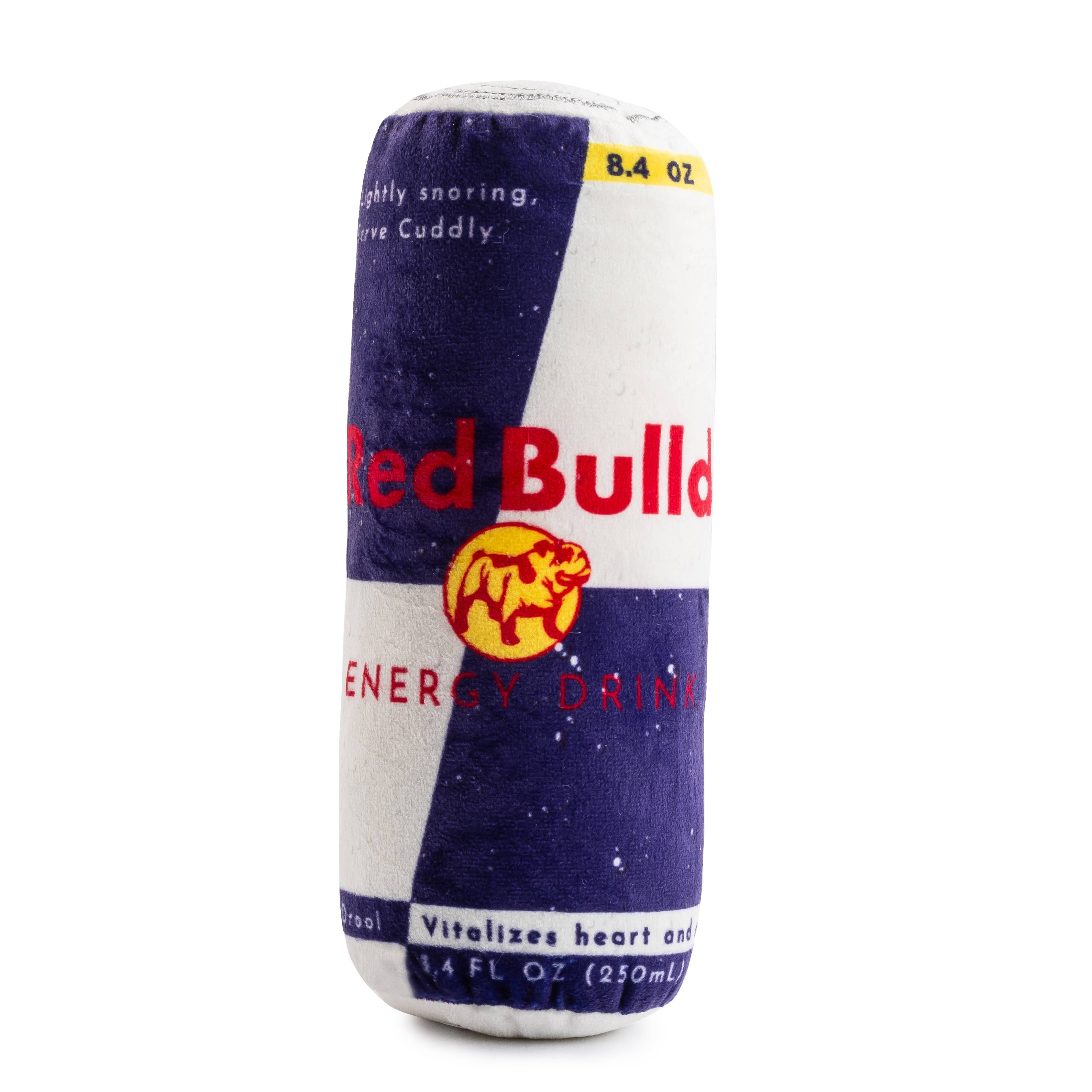 Haute Diggity Dog Red Bull Dog Energy Drink Dog Toy