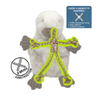 HuggleHounds Rope X-Brace Clover Capybara Dog Toy