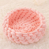 PAWPAW Chunky Handwoven Pet Bed