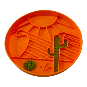 Messy Mutts Dog Interactive Pattern Lick Bowl for Dogs