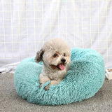 PAWPAW Fluffy Donut Pet Bed