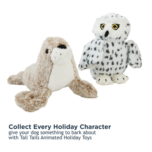 Tall Tails Holiday Animated Plush Dog Toy