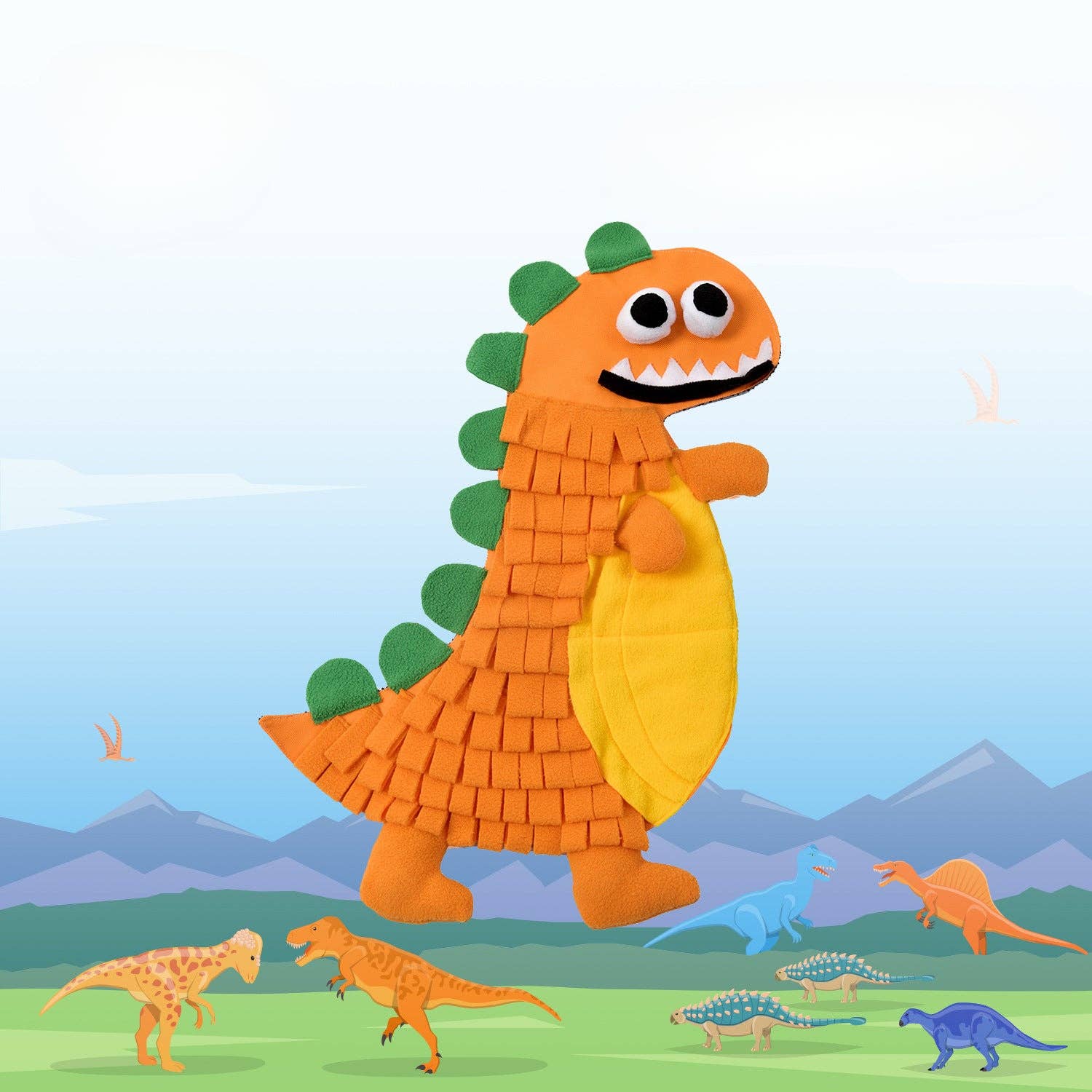 Cheerhunting Snuffy Playful Dinosaur Snuffle Mat