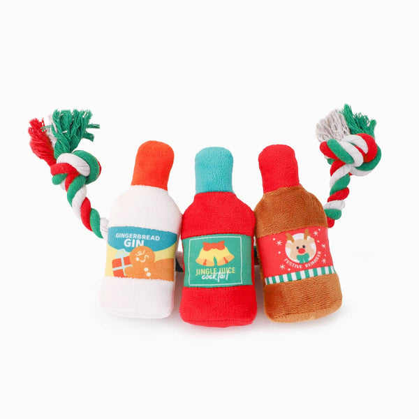 HugSmart Pet Happy Woofmas Holiday Spirits Dog Toy