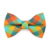 Made By Cleo - "Twilight Timber" - Fall Plaid Bow Tie for Cats + Small Dogs