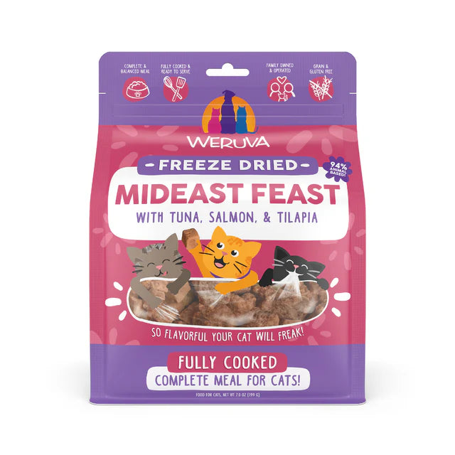 Weruva Mideast Feast Fully Cooked Freeze-Dried Cat Food