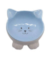 ThoozyPet Cat Face Ceramic Bowl