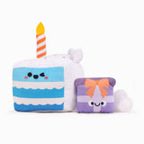 HugSmart Pet Yappy Birthday Barkday Cake Blue Dog Toy