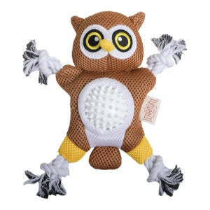 Territory 2-in-1 Owl 10" Tug & Fetch Dog Toy