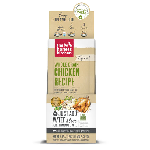 Honest Kitchen Whole Grain Chicken Dehydrated Dog Food